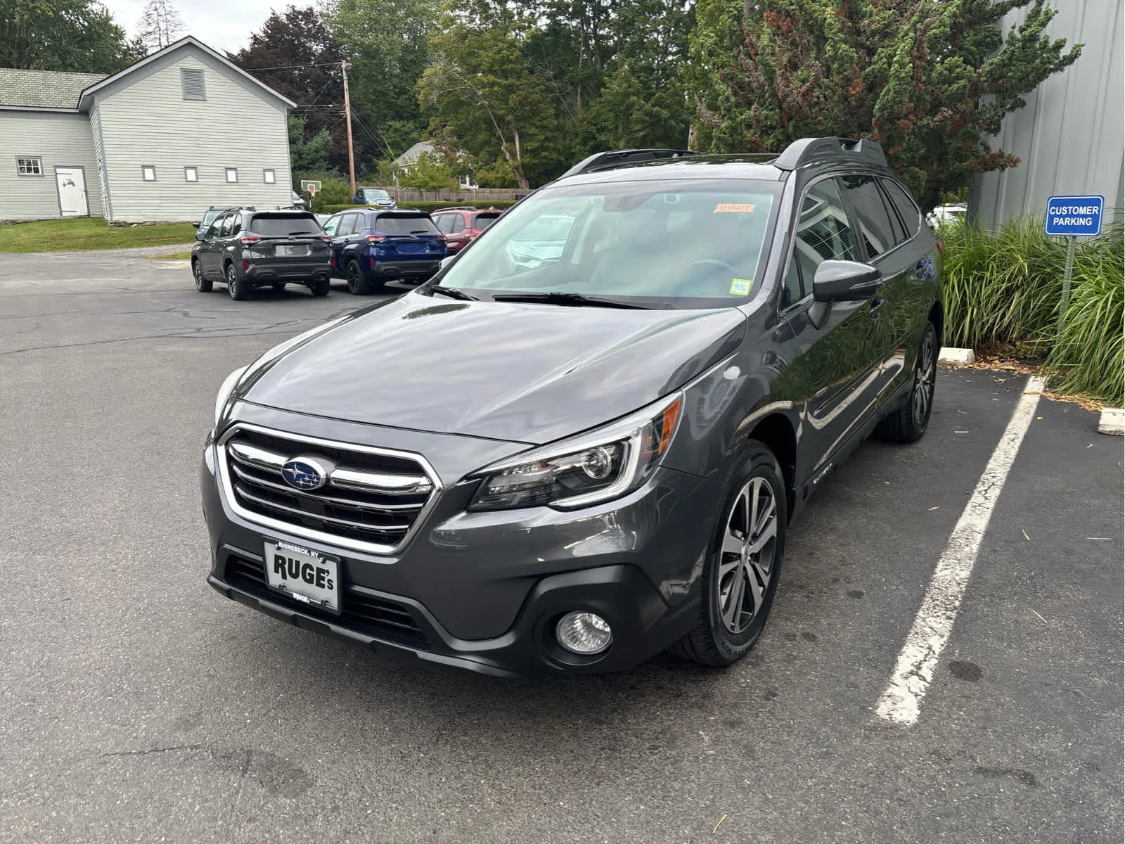 Used 2018 Magnetite Gray Metallic Subaru Limited image 7