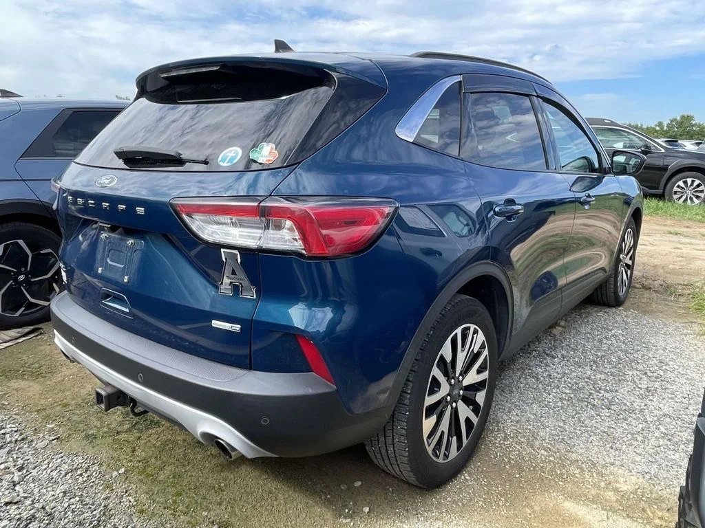 Used 2020 Dark Persian Green Metallic Ford SEL image 4