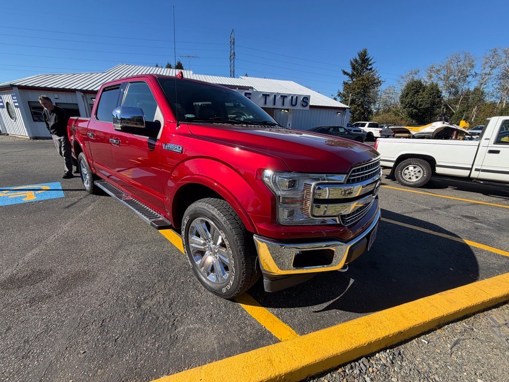 Used 2018 Red Ford Lariat image 2