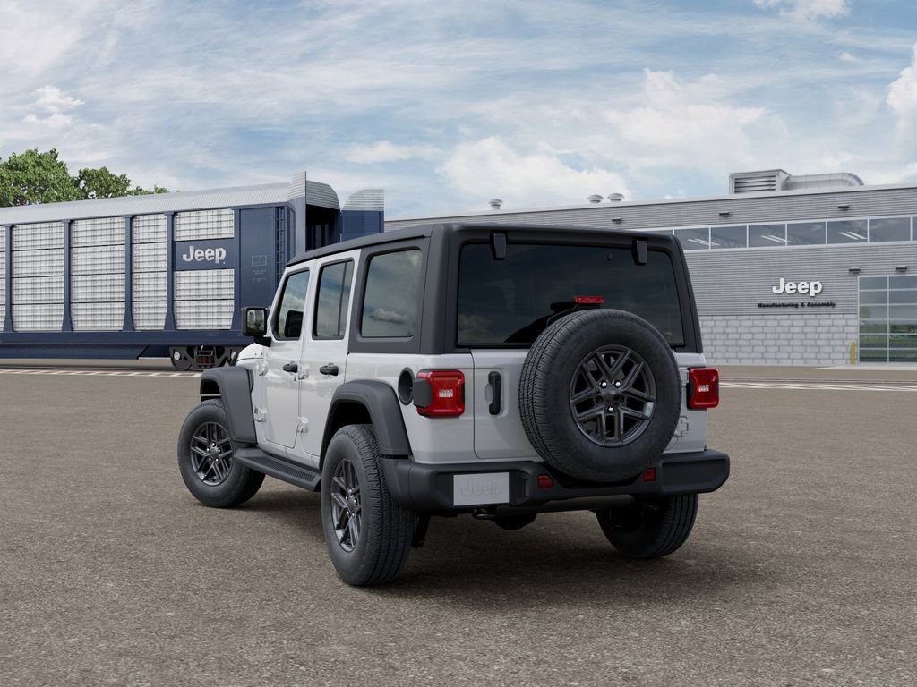New 2026 Bright White Clear-Coat Exterior Paint Jeep Sport S image 3