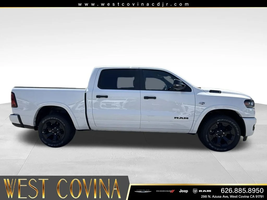 New 2026 Bright White Clear-Coat Exterior Paint RAM Big Horn/Lone Star image 6