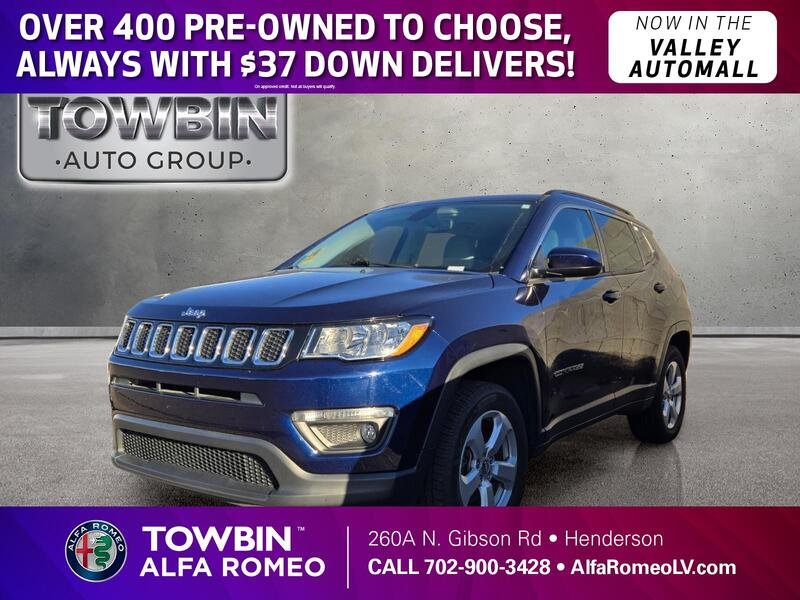 Used 2018 Blue Pearl JEEP LATITUDE 4X4 image 1