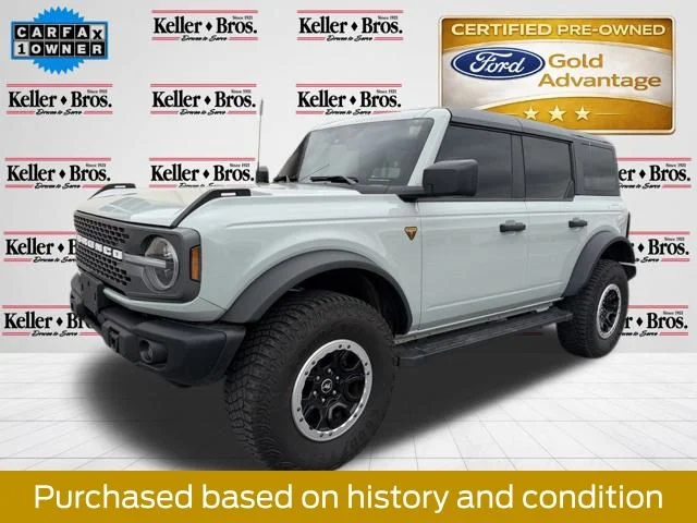 Certified Used 2023 Cactus Green / Gray Ford Badlands image 4