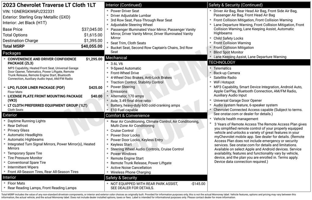 Used 2023 Gray Chevrolet LT image 31