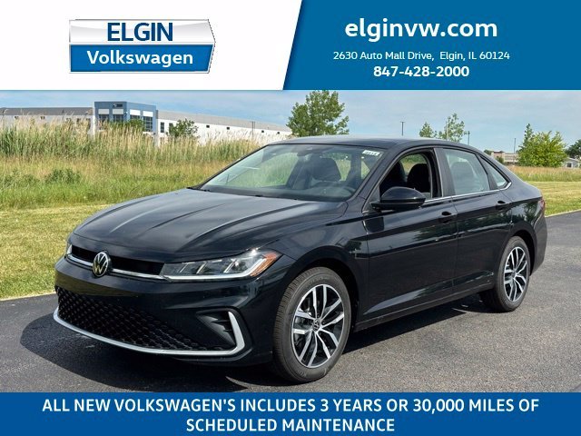 Deep Black Pearl 2026 Volkswagen Jetta Sedan Front-Wheel Drive 