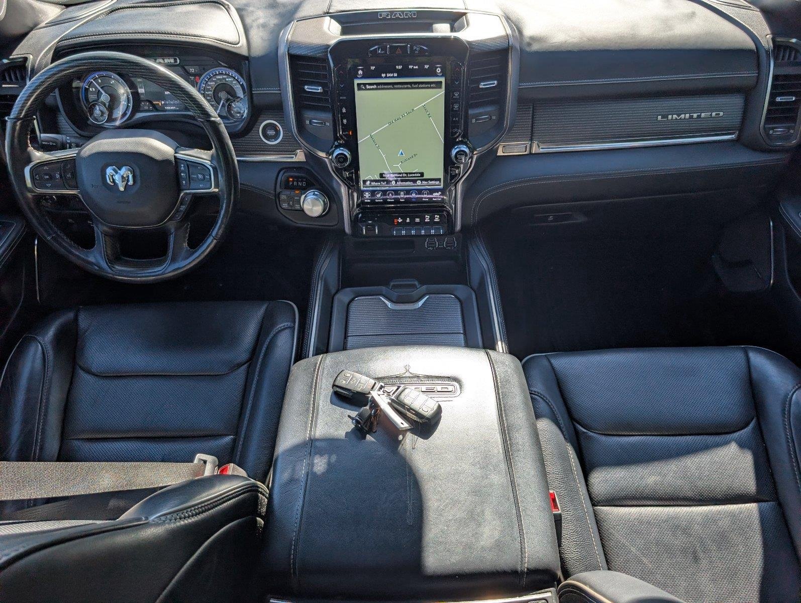 Used 2020 Diamond Black Crystal Pearlcoat Ram Limited image 23