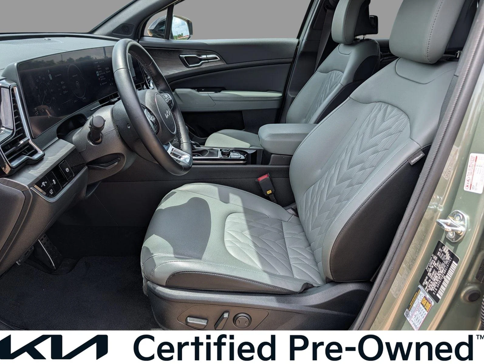 Used 2024 Jungle Green/Ebony Black Roof Kia X-Pro Prestige image 10