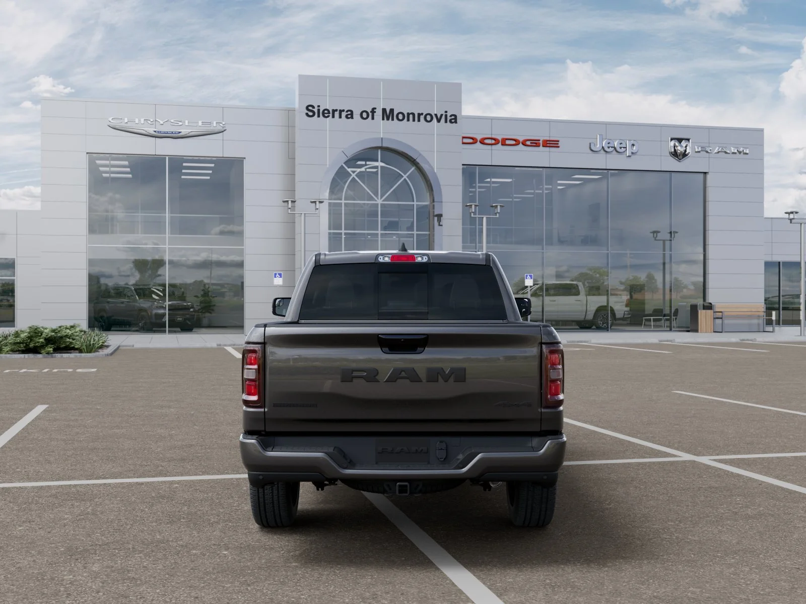 New 2026 Granite Crystal Metallic Clear-Coat Exterior Paint RAM Big Horn/Lone Star image 38