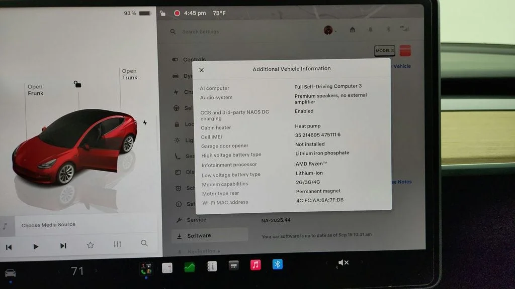 Used 2023 Red Multi-Coat Tesla RWD w/ 19