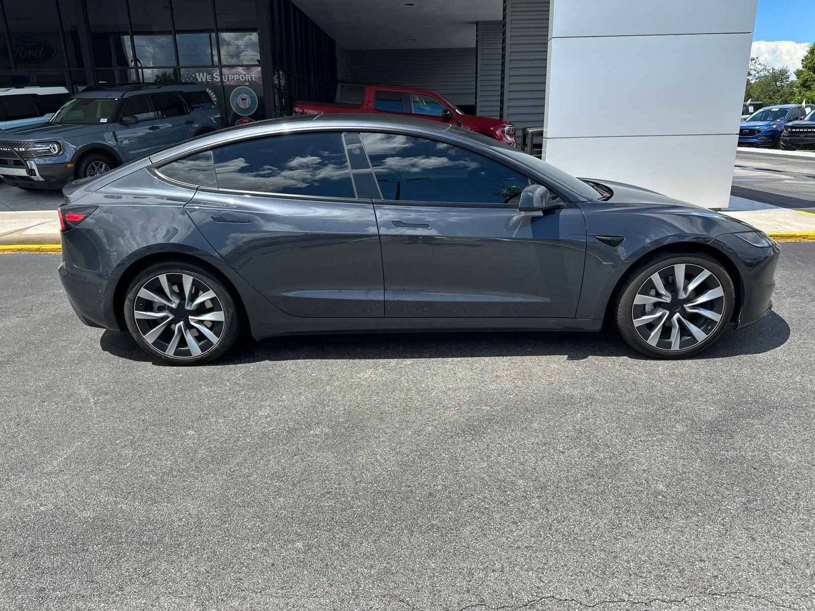Used 2024 Gray Tesla Long Range image 2