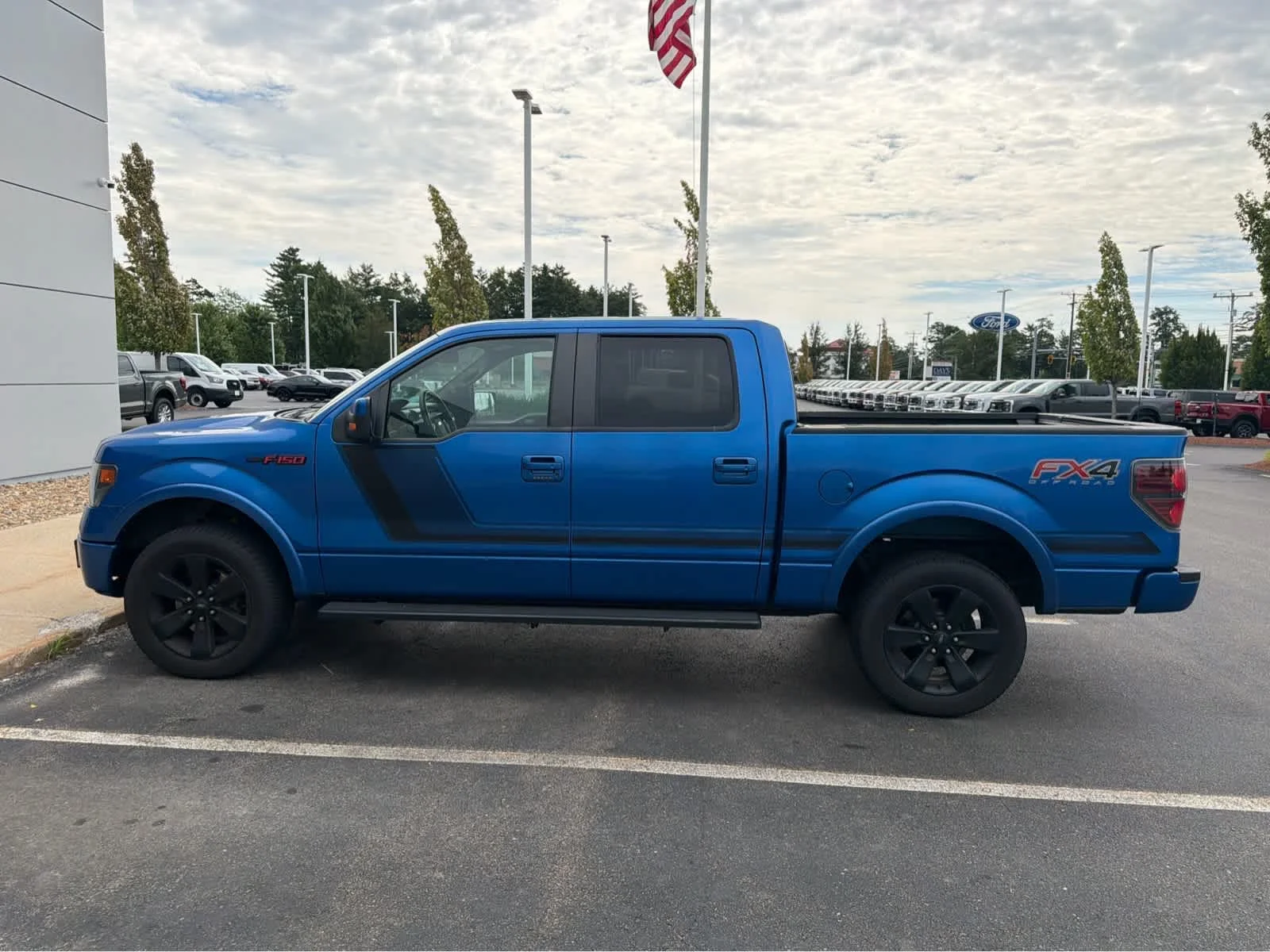 Used 2014 Blue Flame Metallic Ford FX4 image 1
