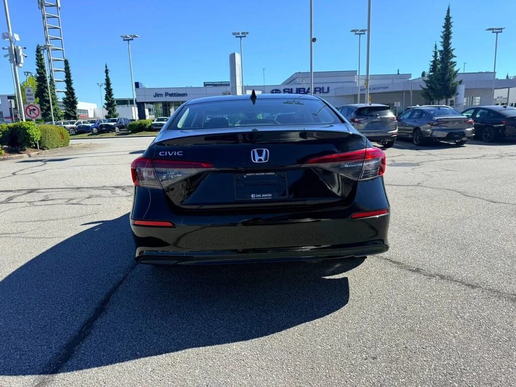 Used 2022 Crystal Black Pearl Honda Sedan EX CVT Certified Pre-Owned   Clean Title   L image 4