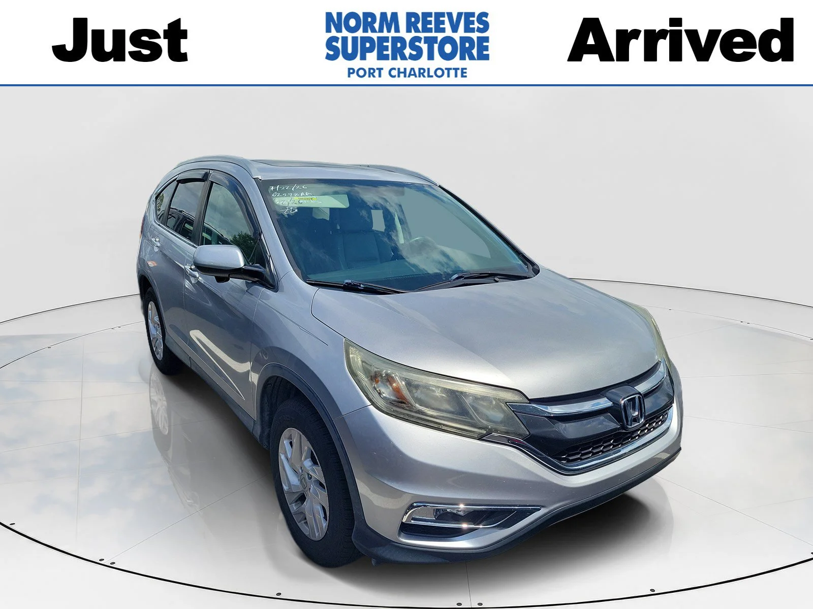 Used 2016 Alabaster Silver Metallic Honda EX-L image 1