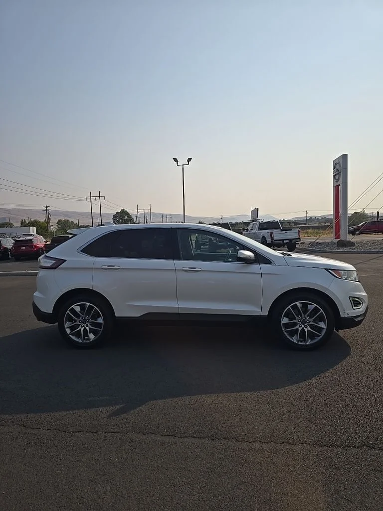 Used 2015 Ford Edge Titanium with VIN 2FMPK4K88FBB09411 for sale in The Dalles, OR