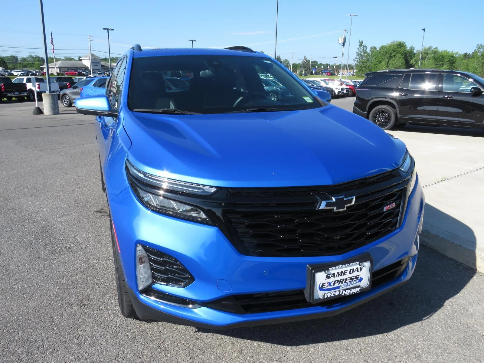 Used 2024 Riptide Blue Metallic Chevrolet RS image 4