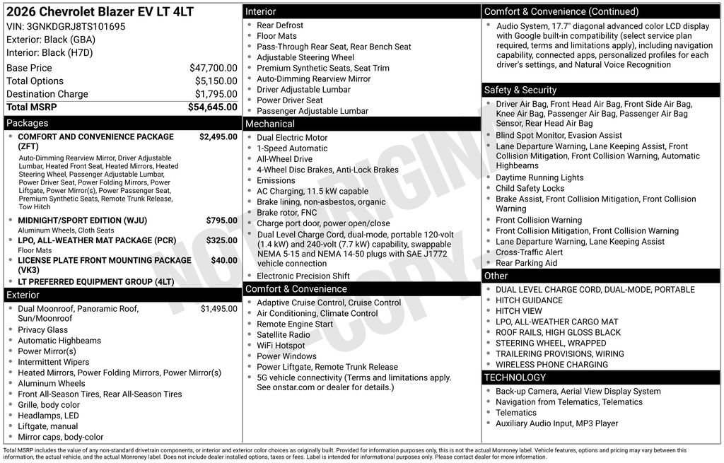 2026 Chevrolet Blazer EV LT - Photo 33