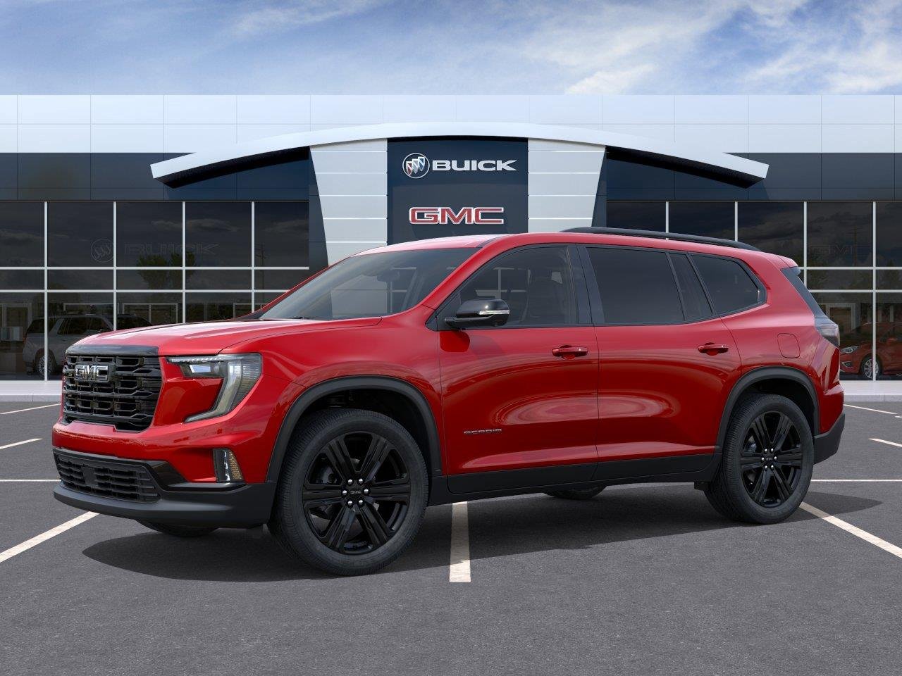 New 2027 Volcanic Red Tintcoat GMC Elevation image 2
