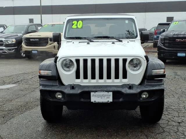 Used 2020 Jeep Wrangler Unlimited Sport S with VIN 1C4HJXDG8LW190891 for sale in Randolph, NJ