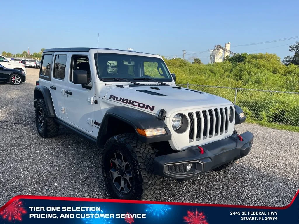Used 2020 White Jeep Rubicon 4x4 image 3