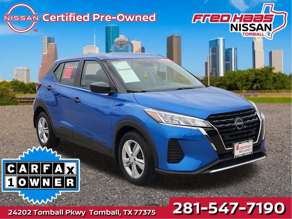 Certified Used 2024 Blue Nissan S image 1