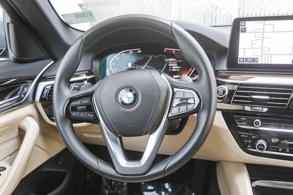 Certified Used 2023 Skyscraper Gray Metallic BMW 530i image 12
