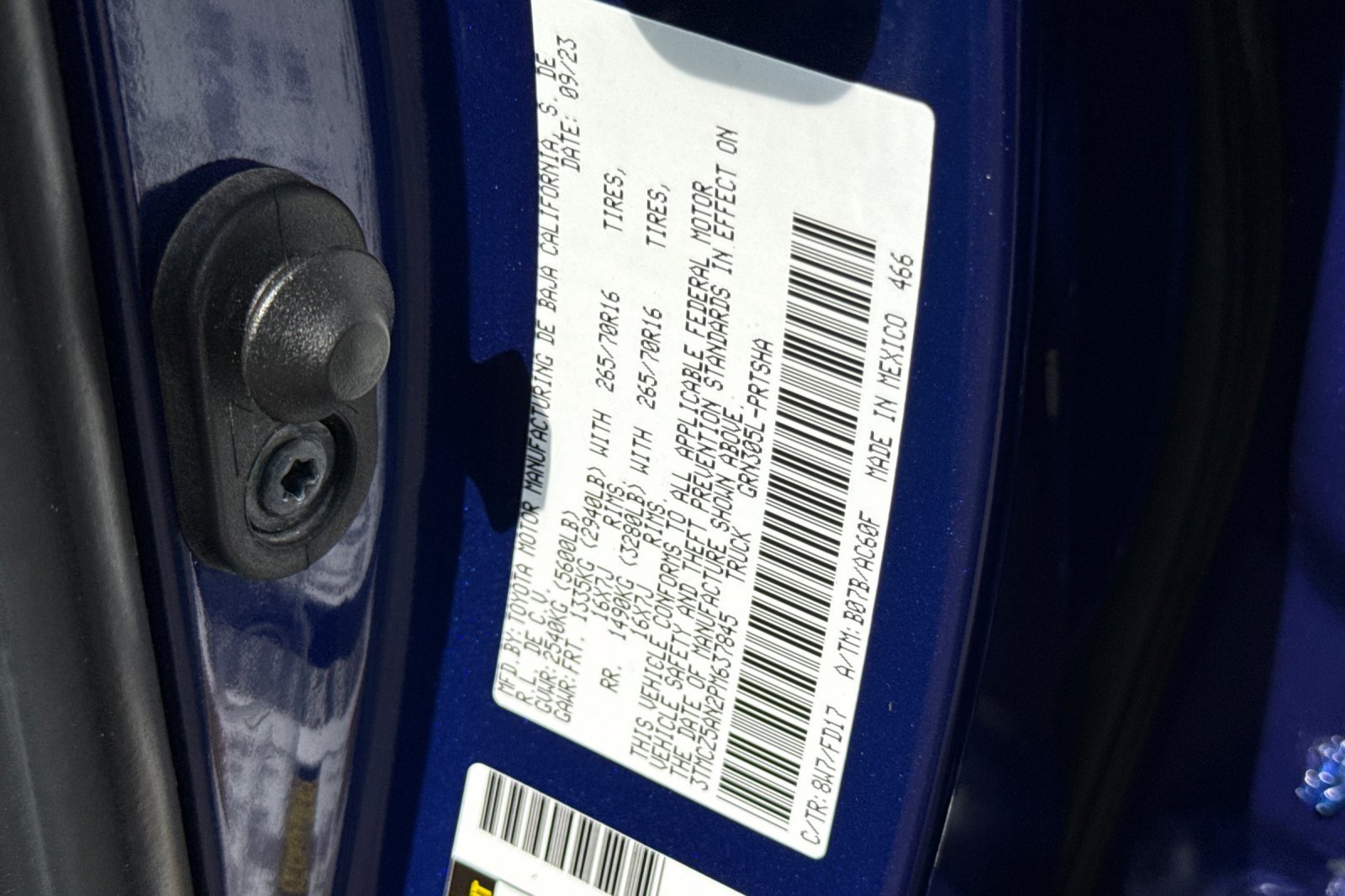 Used 2023 Blue Toyota TRD Off-Road image 26