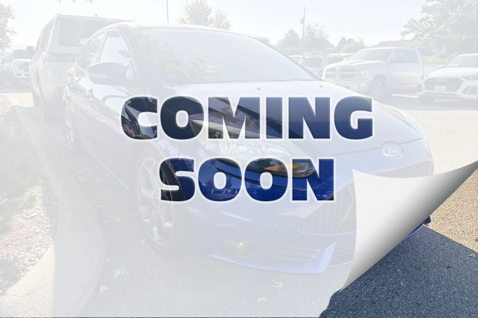 Used 2014 Blue Ford ST image 1