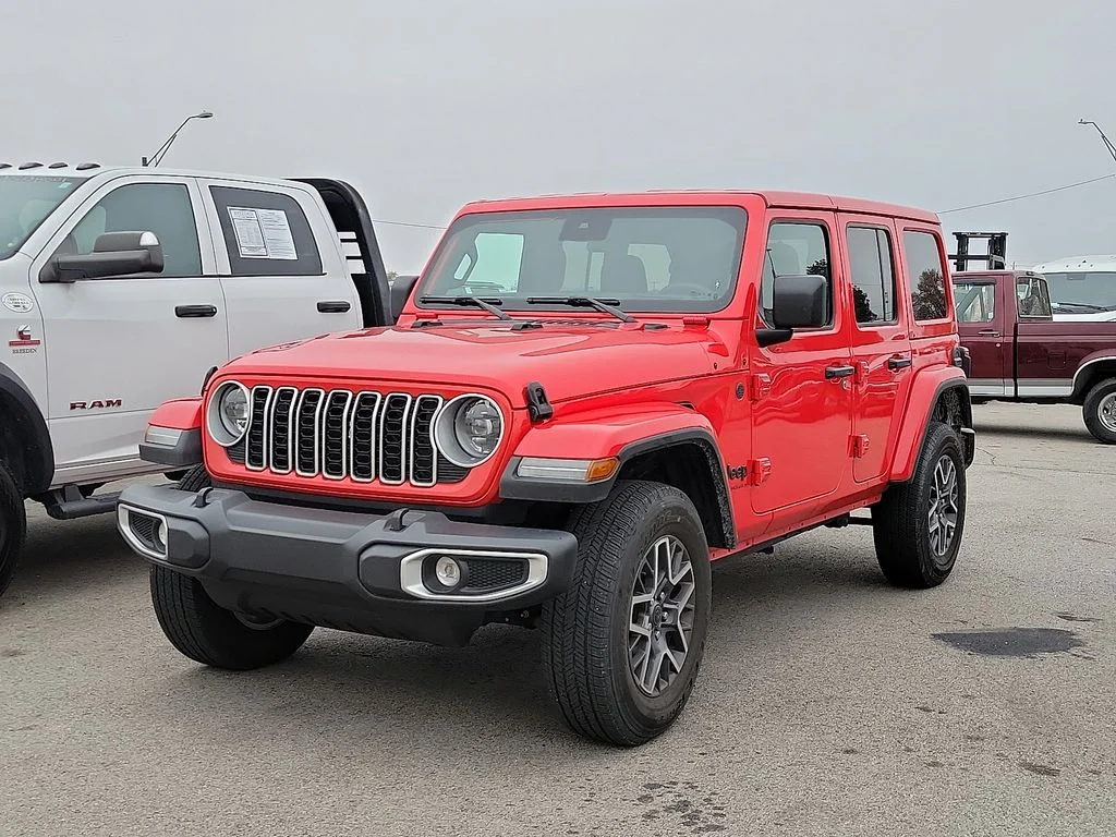 Used 2025 Red Jeep Sahara image 2