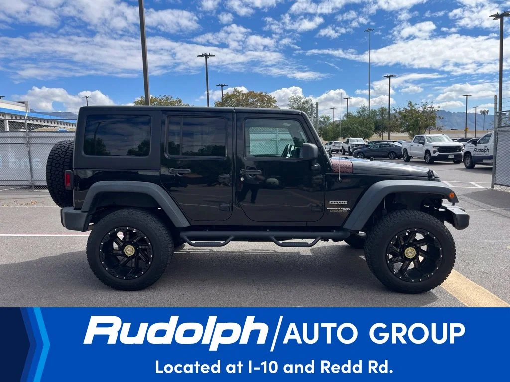 Used 2018 Black Clearcoat Jeep Unlimited Sport image 6