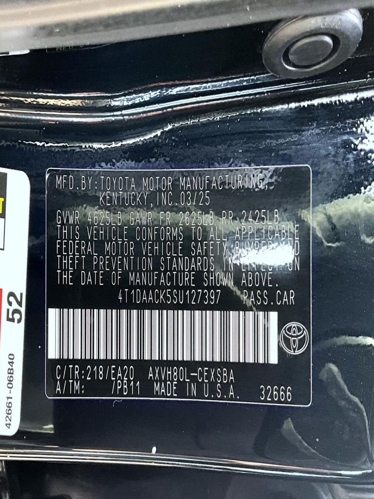 Certified Used 2025 Black Toyota SE image 25
