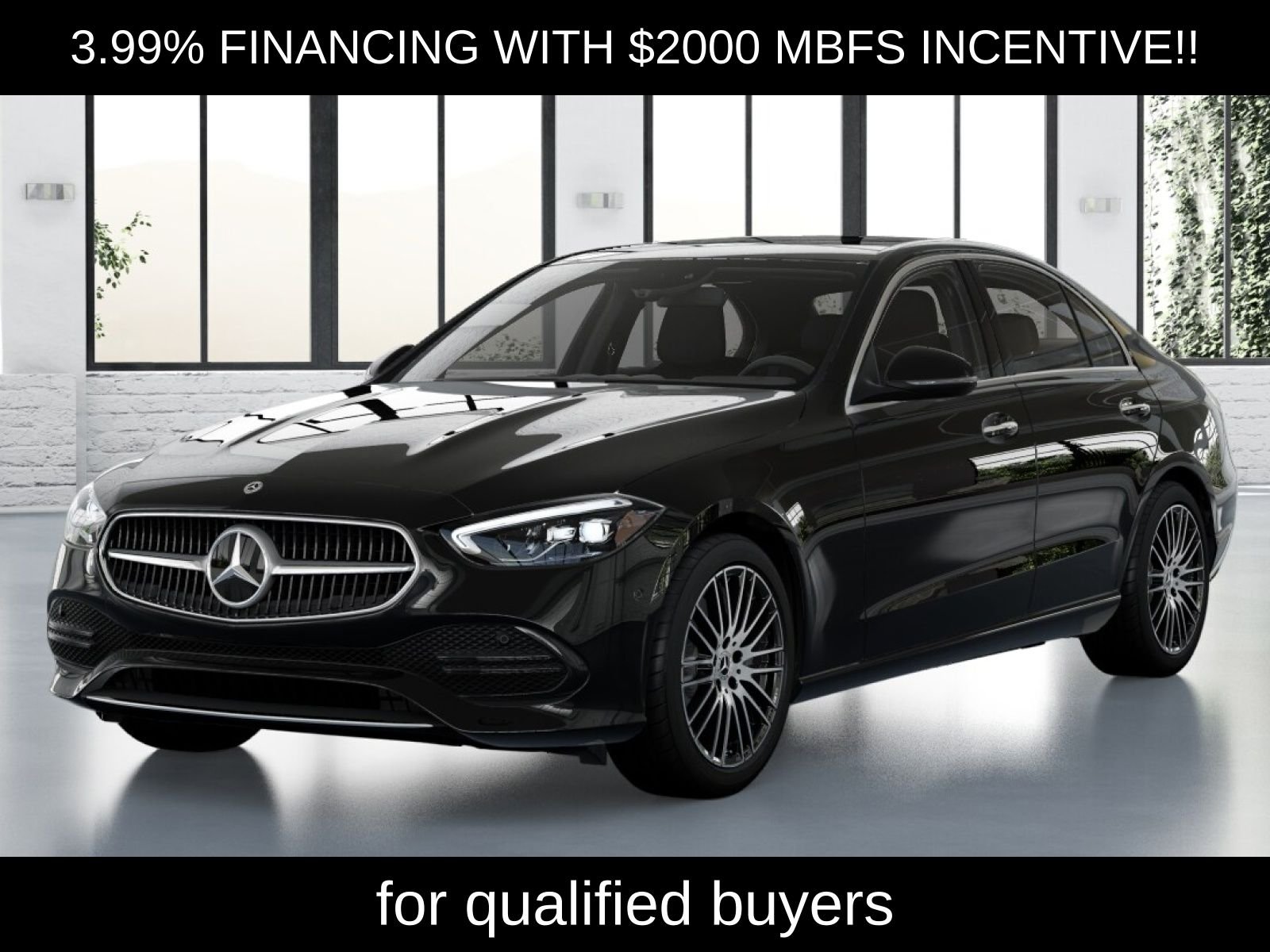 New 2026 Black Mercedes-Benz C 300 image 1