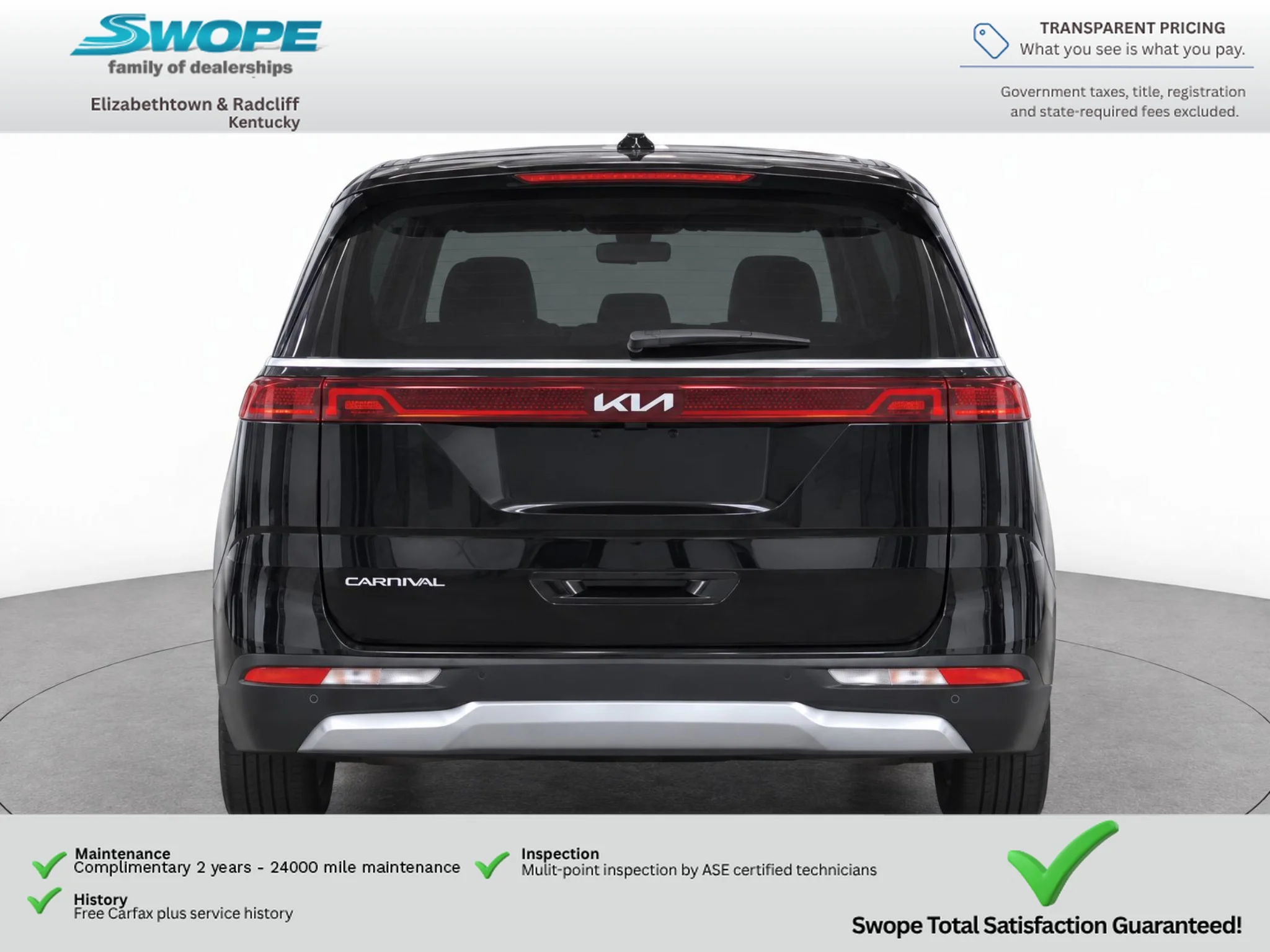 Used 2024 Aurora Black Pearl Kia EX image 6