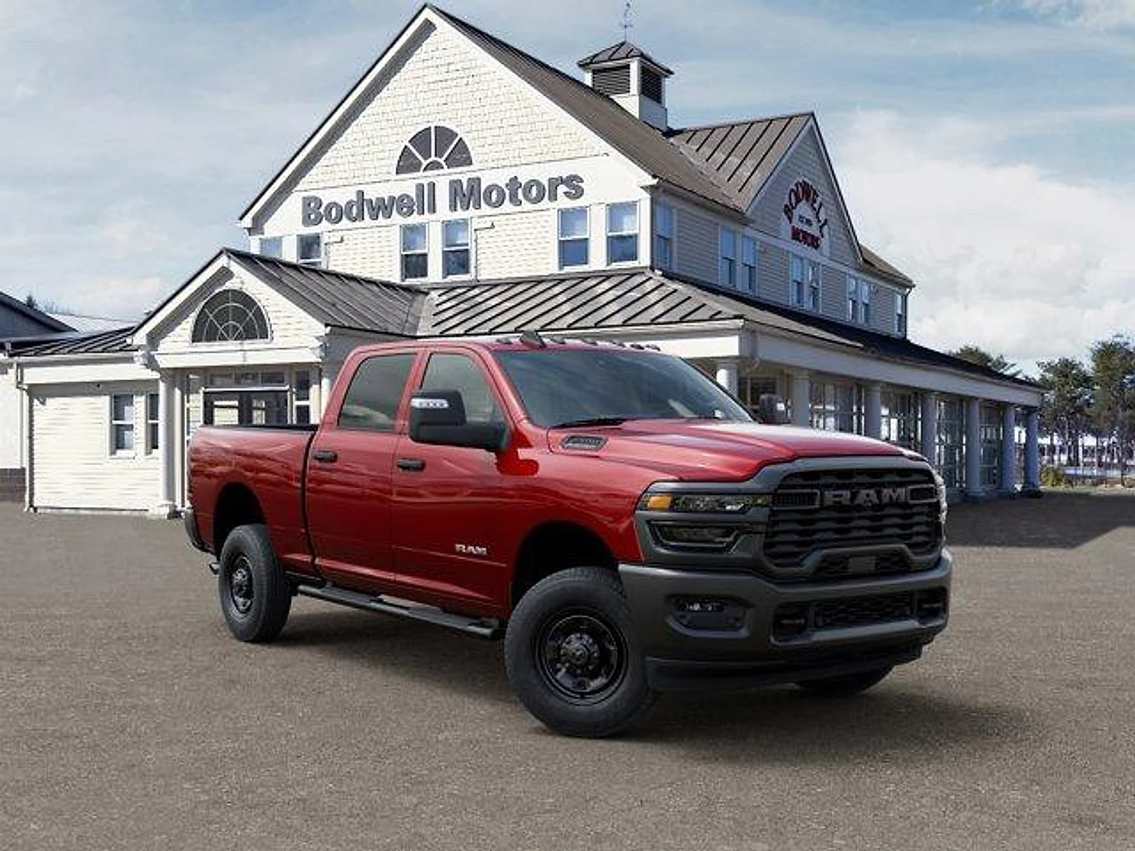 New 2026 Molten Red Pearl-Coat Exterior Paint RAM Warlock Crew Cab 4x4 6