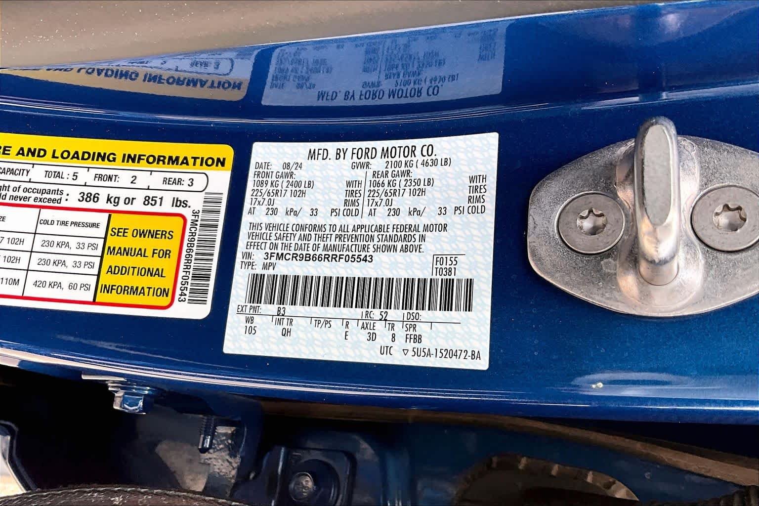Certified Used 2024 Atlas Blue Ford Big Bend image 33