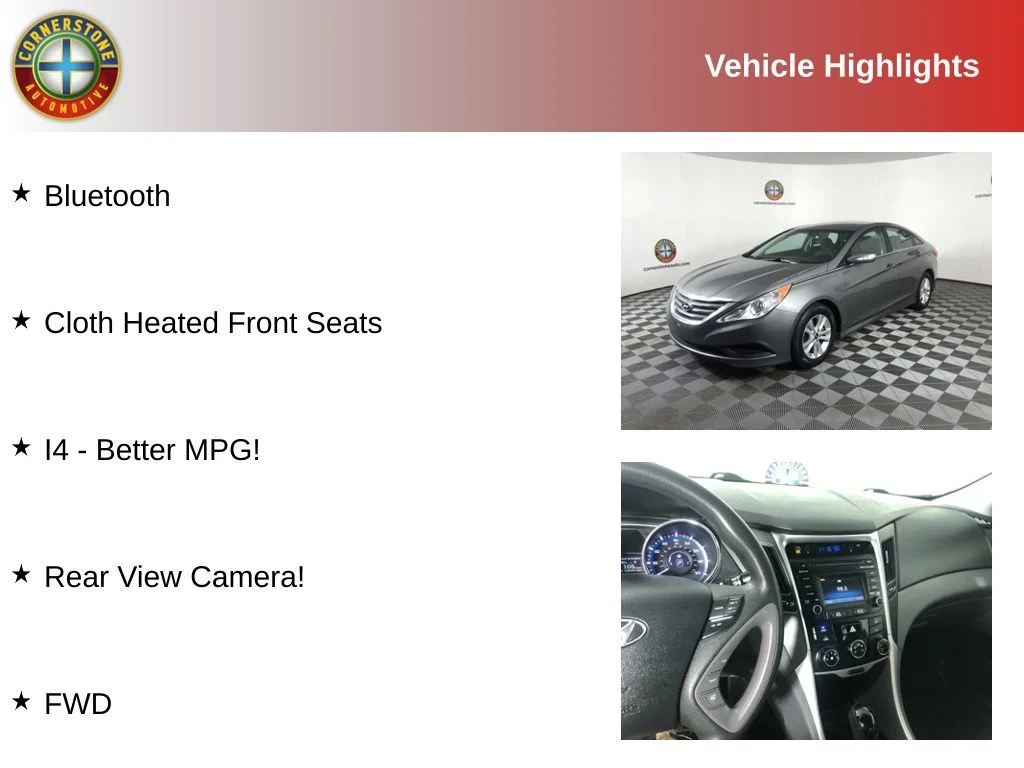 Used 2014 Hyundai Sonata GLS with VIN 5NPEB4AC2EH821322 for sale in Elk River, Minnesota