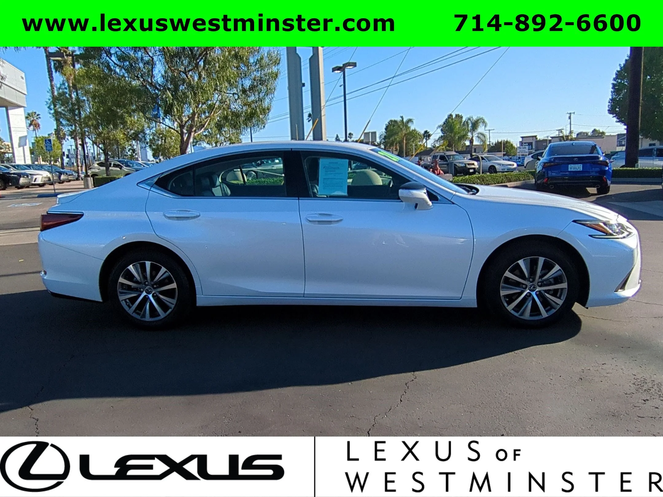 Used 2020 White Lexus ES 350 image 4