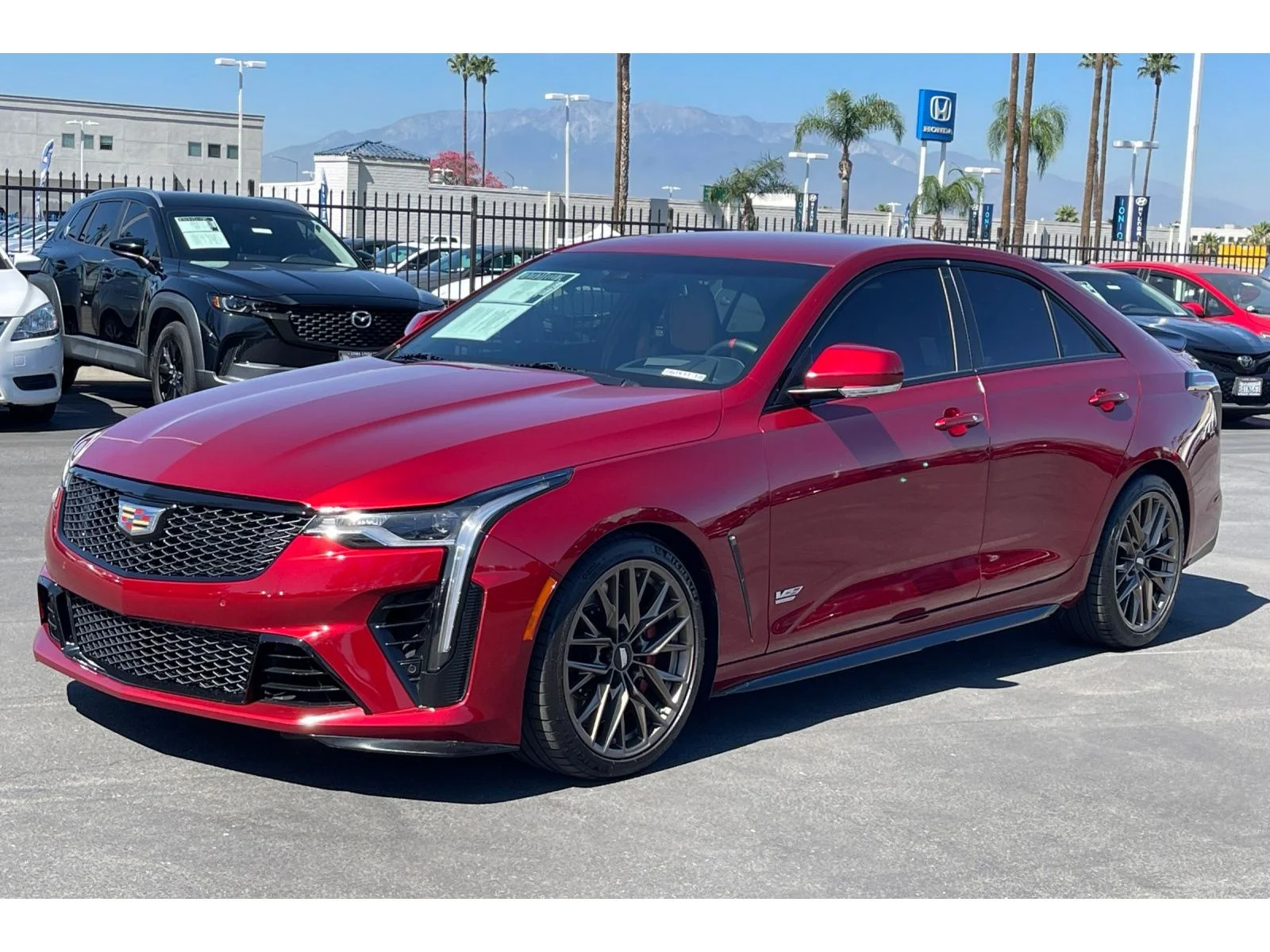 Used 2025 Radiant Red Tintcoat Cadillac Blackwing image 2