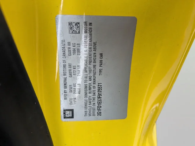 Used 2015 Yellow Chevrolet 1LT image 37