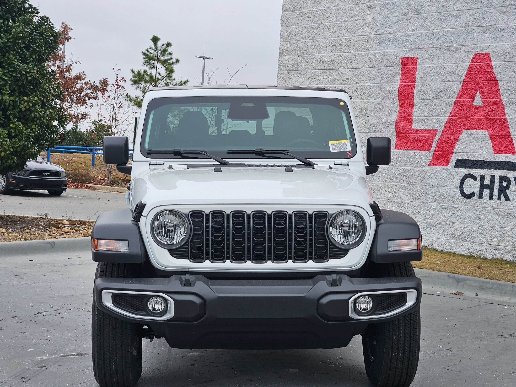 New 2026 Bright White Clear-Coat Exterior Paint Jeep Sport S image 2
