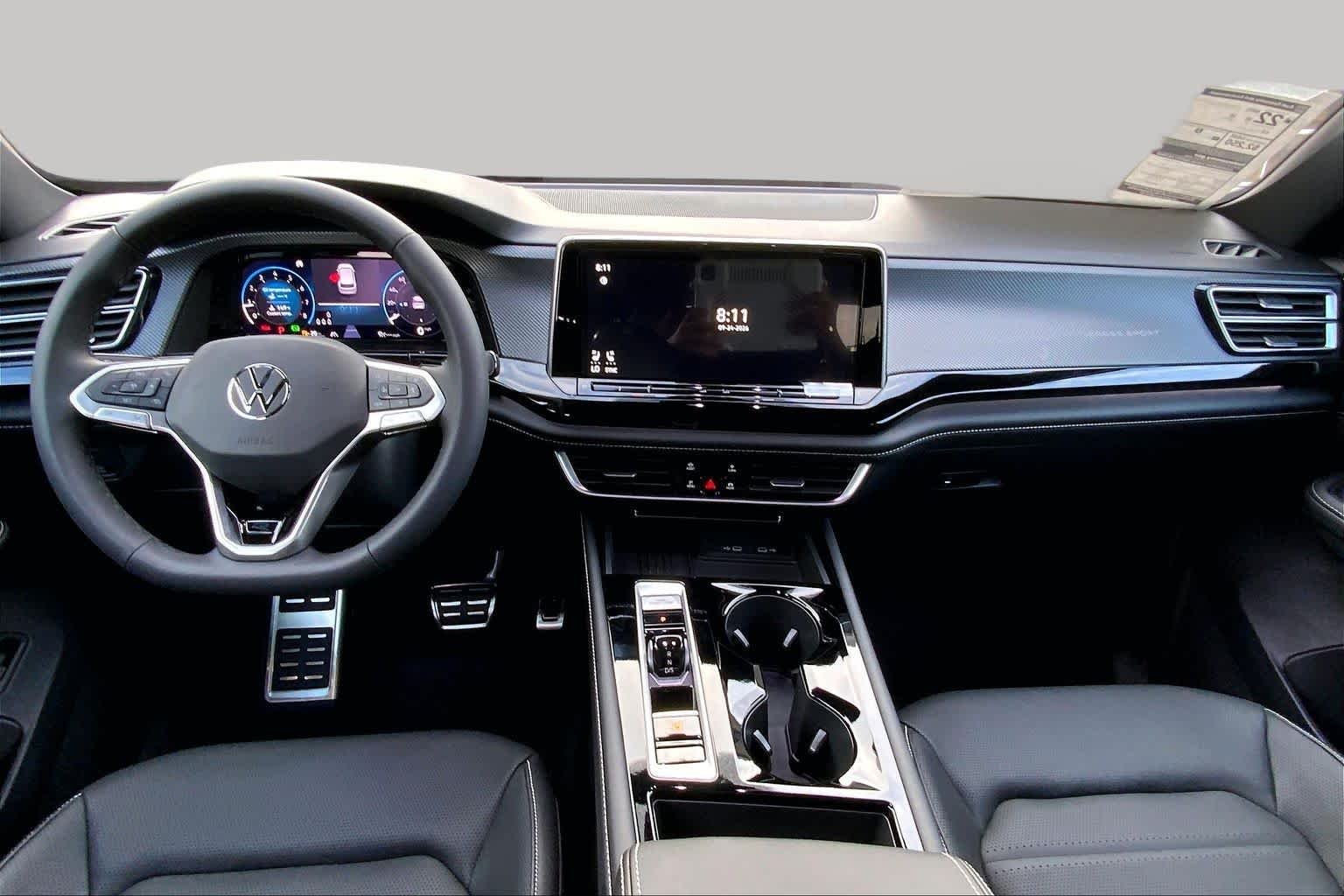 New 2026 Opal White Pear Volkswagen 2.0T SEL R-Line Black image 5