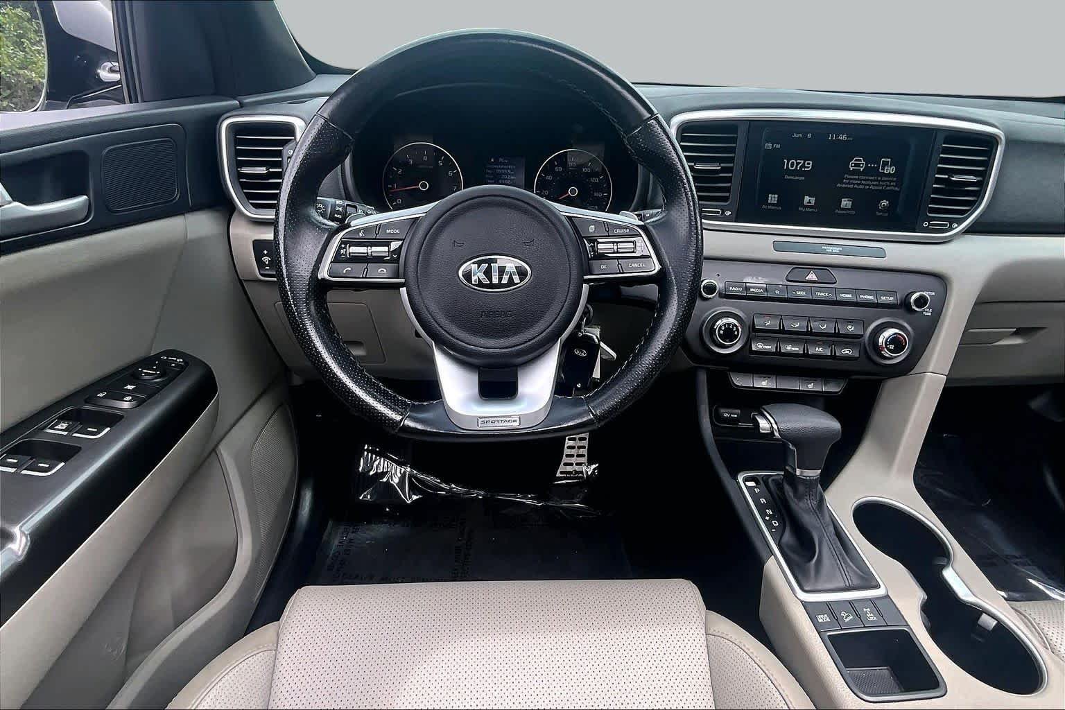 Used 2021 Sparkling Silver Kia S image 6