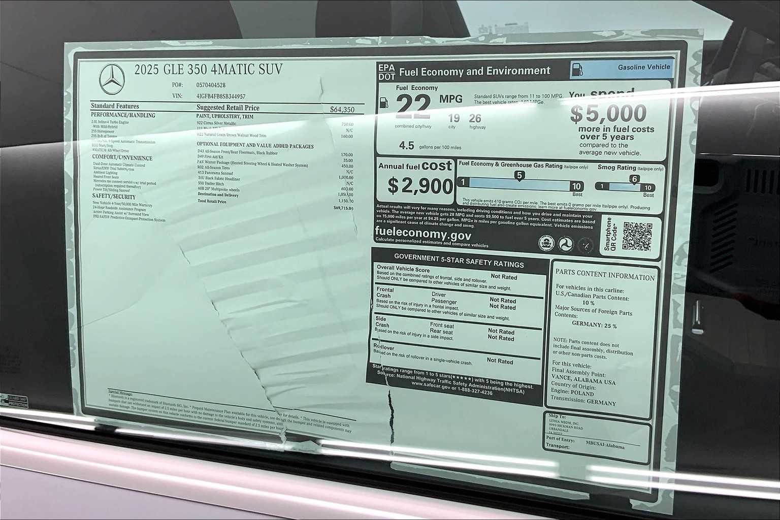 2025 Mercedes-Benz GLE GLE350 - Photo 26