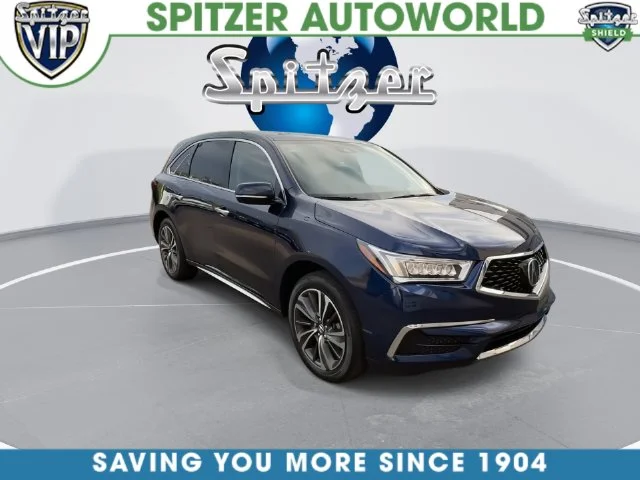 Used 2020 Fathom Blue Pearl Acura Technology image 3