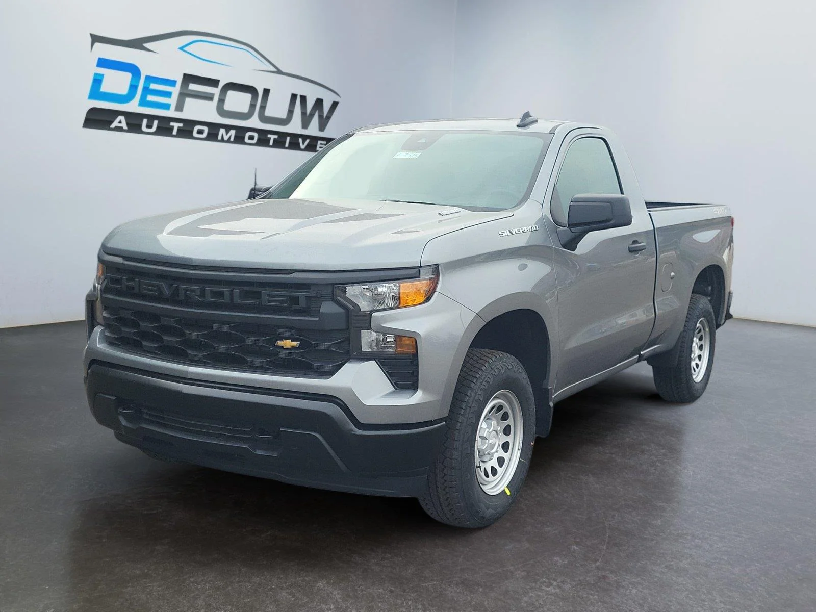 Used 2026 STERLING GRAY METALLIC CHEVROLET 4WD REG CAB 126" WORK TRU image 7
