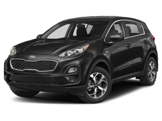 Used 2021 Black Cherry Kia LX image 1