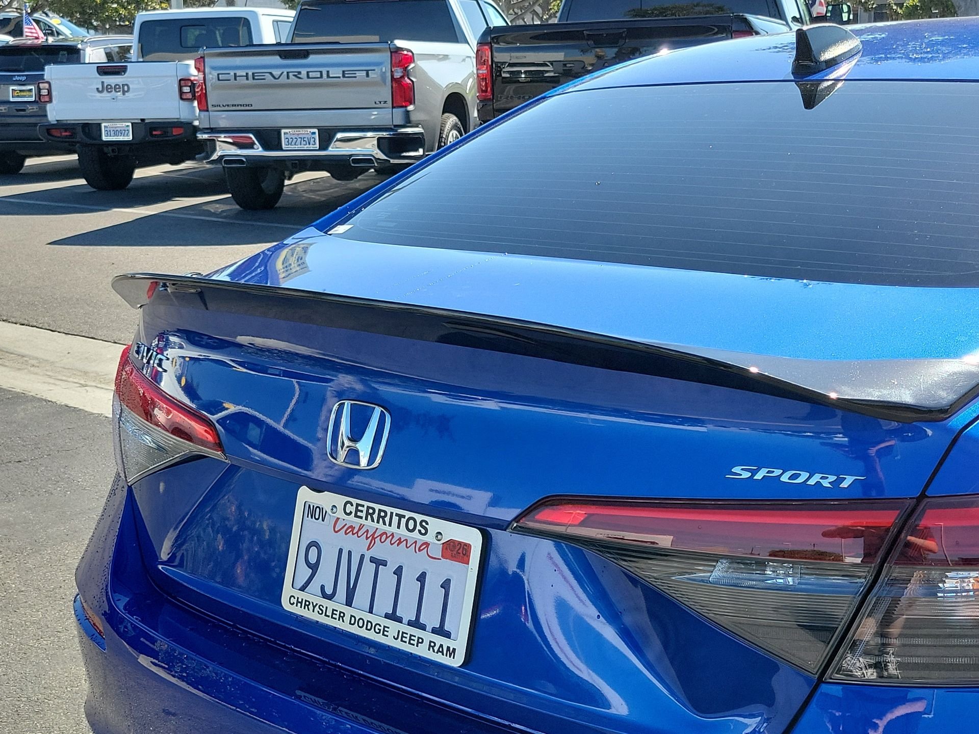 Certified Used 2024 Blue Honda Sport image 18