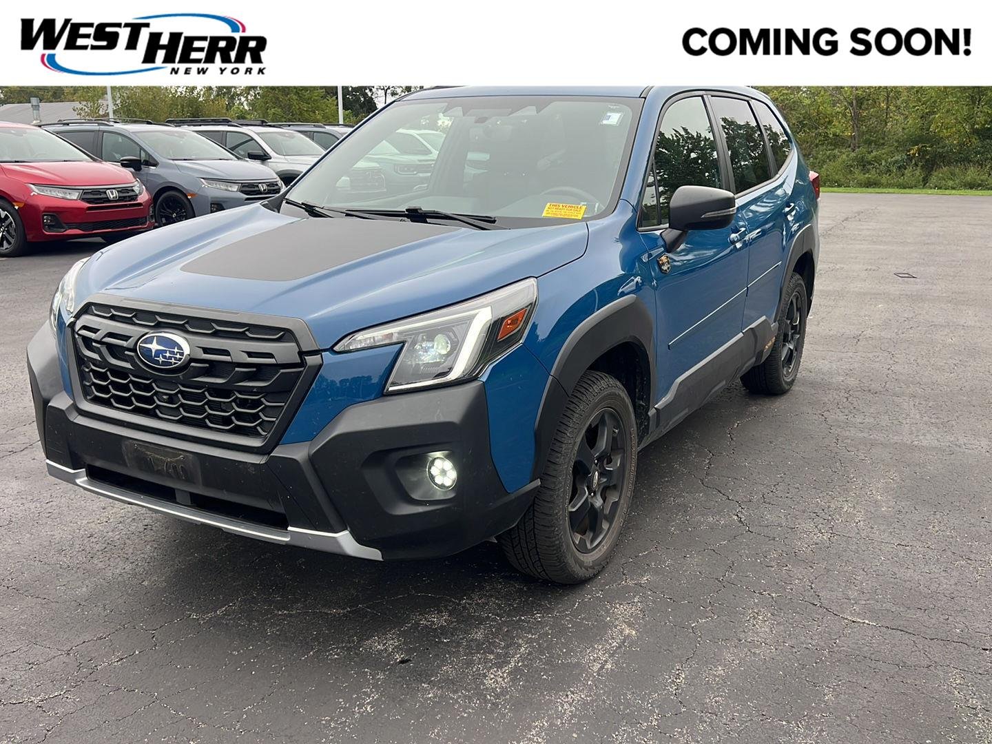 Used 2023 Geyser Blue Subaru Wilderness image 1
