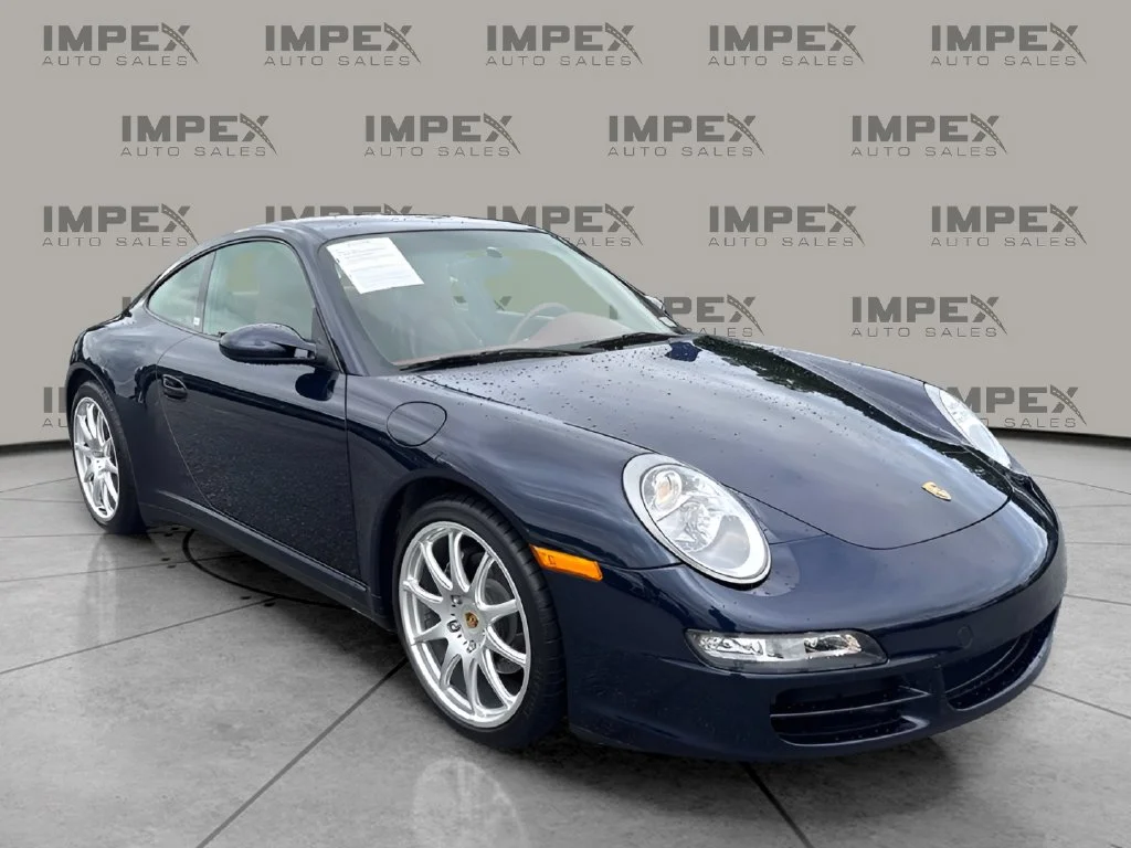Used 2007 Blue Porsche Carrera 4 image 8