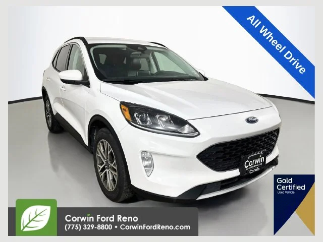 Certified Used 2021 Oxford White Ford SEL image 1