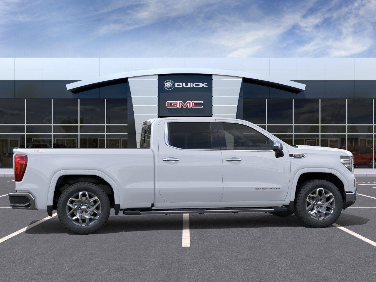 New 2026 Glacier White Tricoat GMC SLT image 5